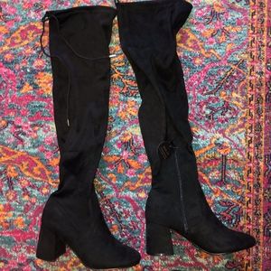 Asos Black Over the Knee Boot